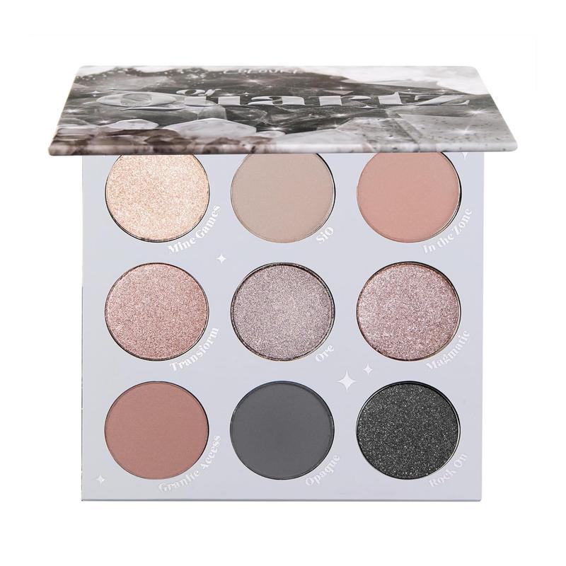 ColourPop ColourPop Of Quartz Eyeshadow Palette - Neutral Taupe Palette with Metallic and Matte Finishes - High-Pigment Eye Makeup with a Long-Wearing Formula (0.3 oz)