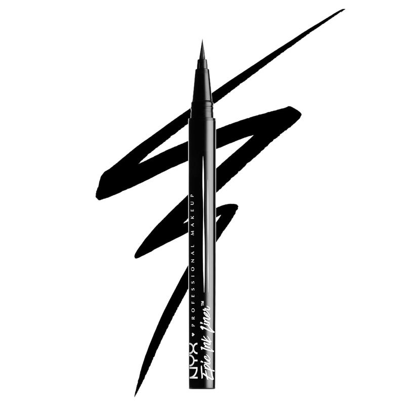 NYX PROFESSIONAL MAKEUP NYX PROFESSIONAL MAKEUP Epic Ink Liner, Waterproof Liquid Eyeliner - Black, Vegan Formula