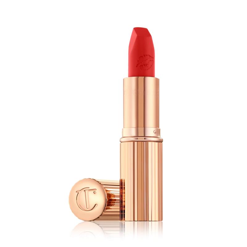  Charlotte Tilbury Hot Lips Lipstick - Hydrating, Long Lasting Lipstick with Orchid & Antioxidant Extracts - Buildable Satin Finish for Fuller-Looking Lips