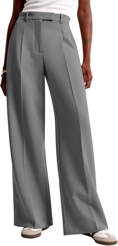NIMIN NIMIN Women Wide Leg Pants High Waisted Business Casual Work Trousers Dressy Pants with Pockets