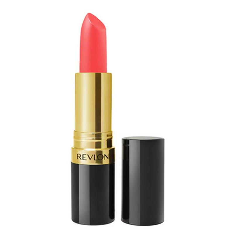 REVLON Revlon Super Lustrous Lipstick, Creamy Formula For Soft, Fuller-Looking Lips, Moisturized Feel, 674 Coral Berry, 0.15 oz