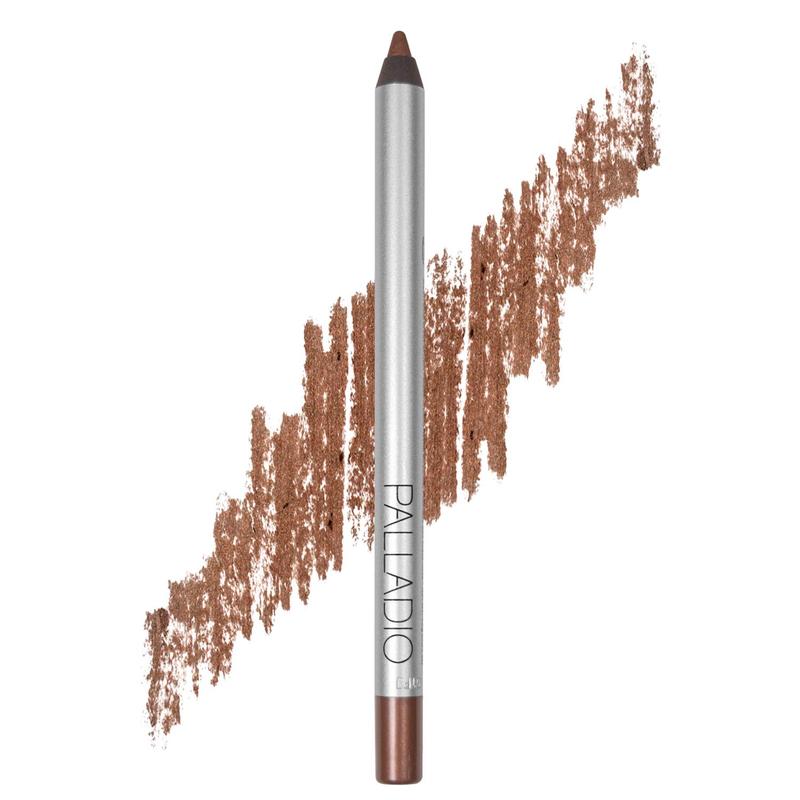 Palladio Palladio Precision Eyeliner, Silicone Based, Rich Pigment, Gentle Application, Dramatic Smoky Effect to Soft Everyday Wear, Sensitive Eyelids, Sets Itself, Can be Sharpened, Autumn Brown