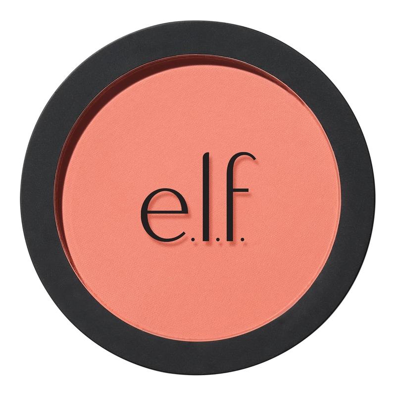 e.l.f. e.l.f. Primer-Infused Matte Blush, Long-Lasting, Lightweight & Buildable Powder Blush, Delivers A Matte Finish, Vegan & Cruelty-Free, Always Fresh