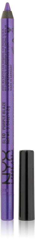  NYX PROFESSIONAL MAKEUP Slide On Pencil, Waterproof Eyeliner Pencil - Purple Blaze