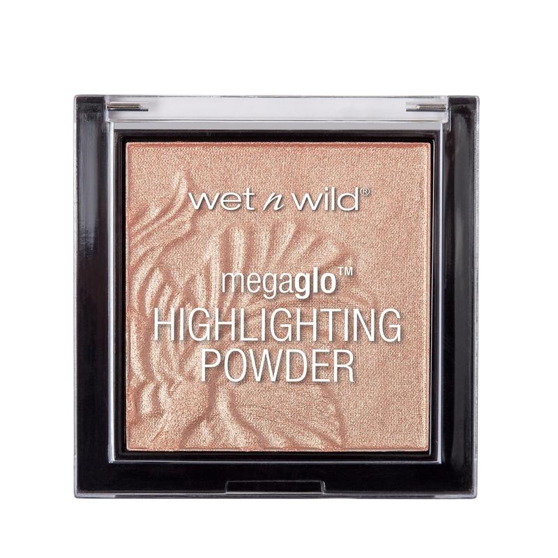 wet n wild wet n wild MegaGlo Highlighting Powder, Highlighter Makeup, Shimmer Glow, Natural Pink Precious Petals