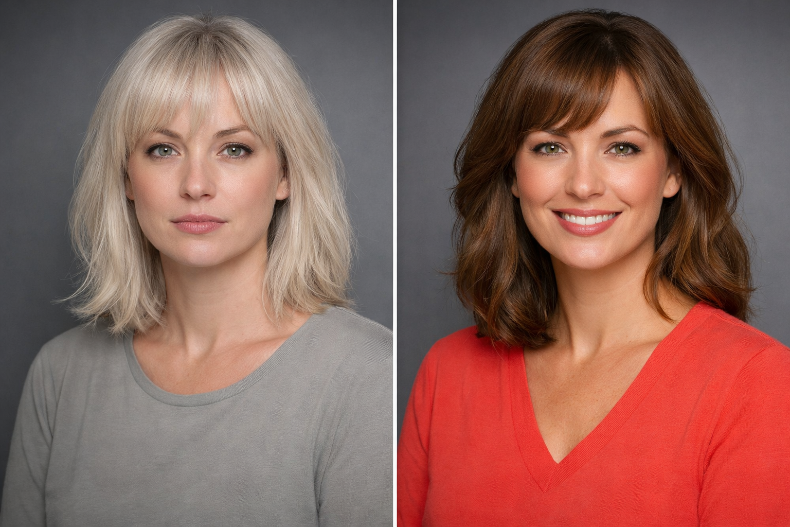 Before and after discovering your color season