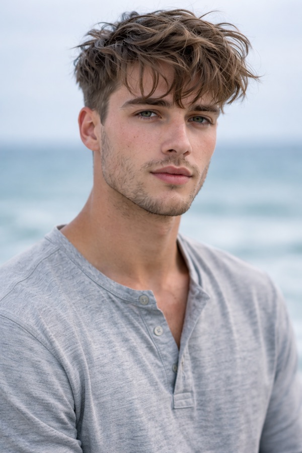 Light Brown hair color for Light Summer — Textured Waves | color analysis hair guide