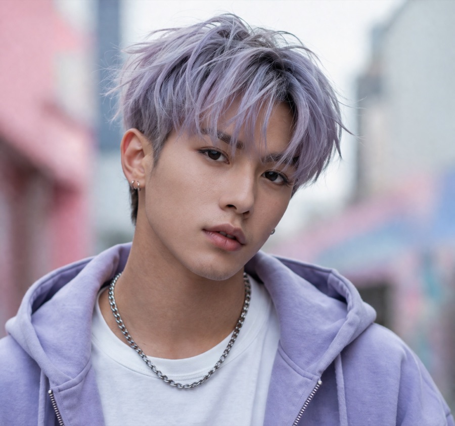 Lavender Silver hair color for Light Summer — Textured Crop | color analysis hair guide