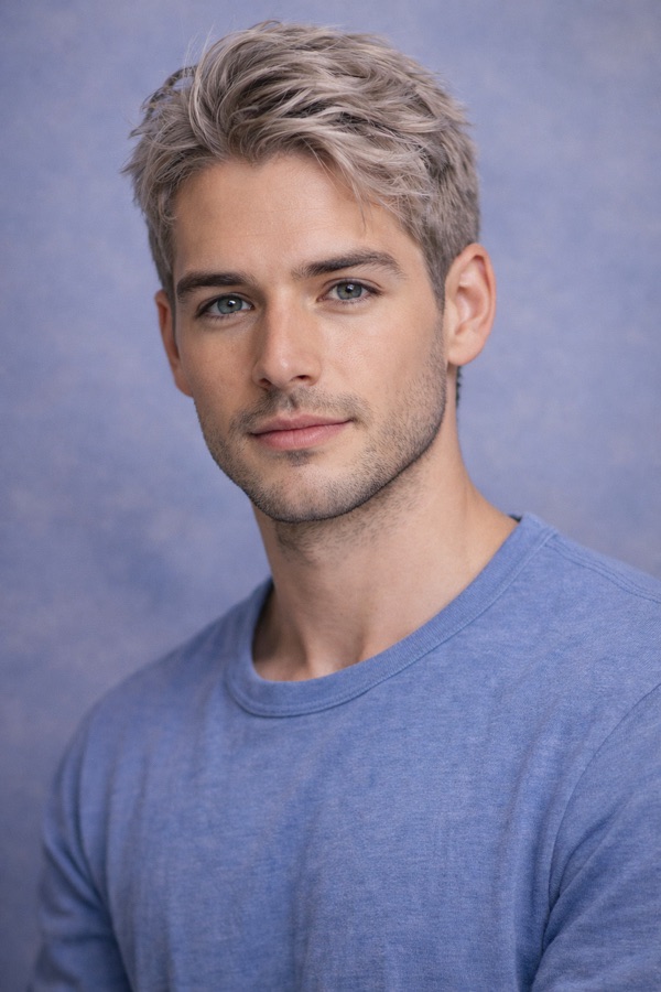 Platinum Silver hair color for True Summer — Side-Swept Textured | color analysis hair guide