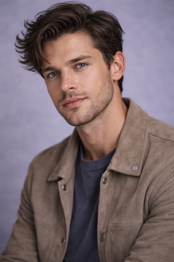 Cool Medium Brown hair color for True Summer — Textured Side-Swept | color analysis hair guide
