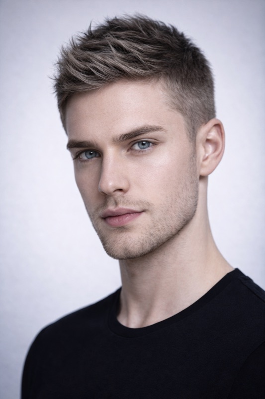 Dark Ash Blonde hair color for True Winter — Textured Crop | color analysis hair guide